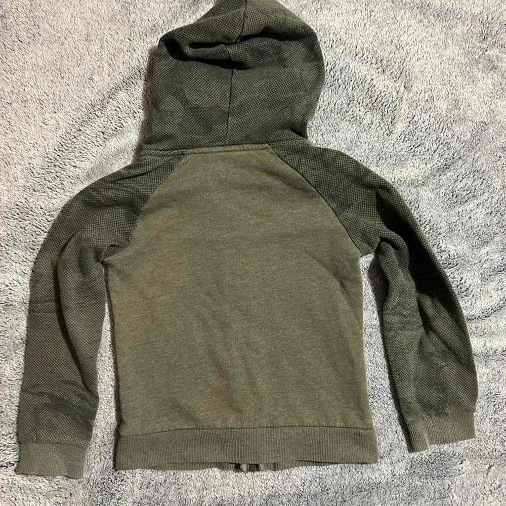 Under Armour green zip up hoodie Size kids S